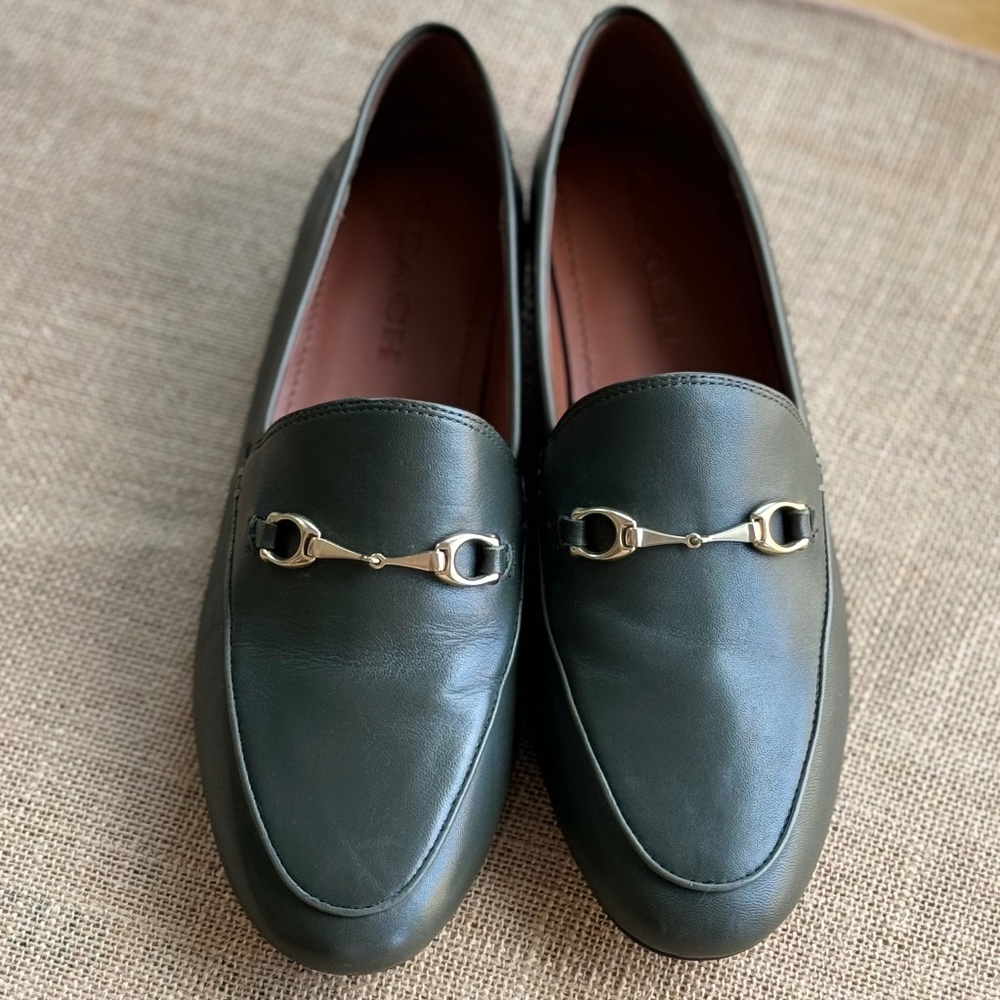 Coach Haley Loafer - Olive green - Sz. 7